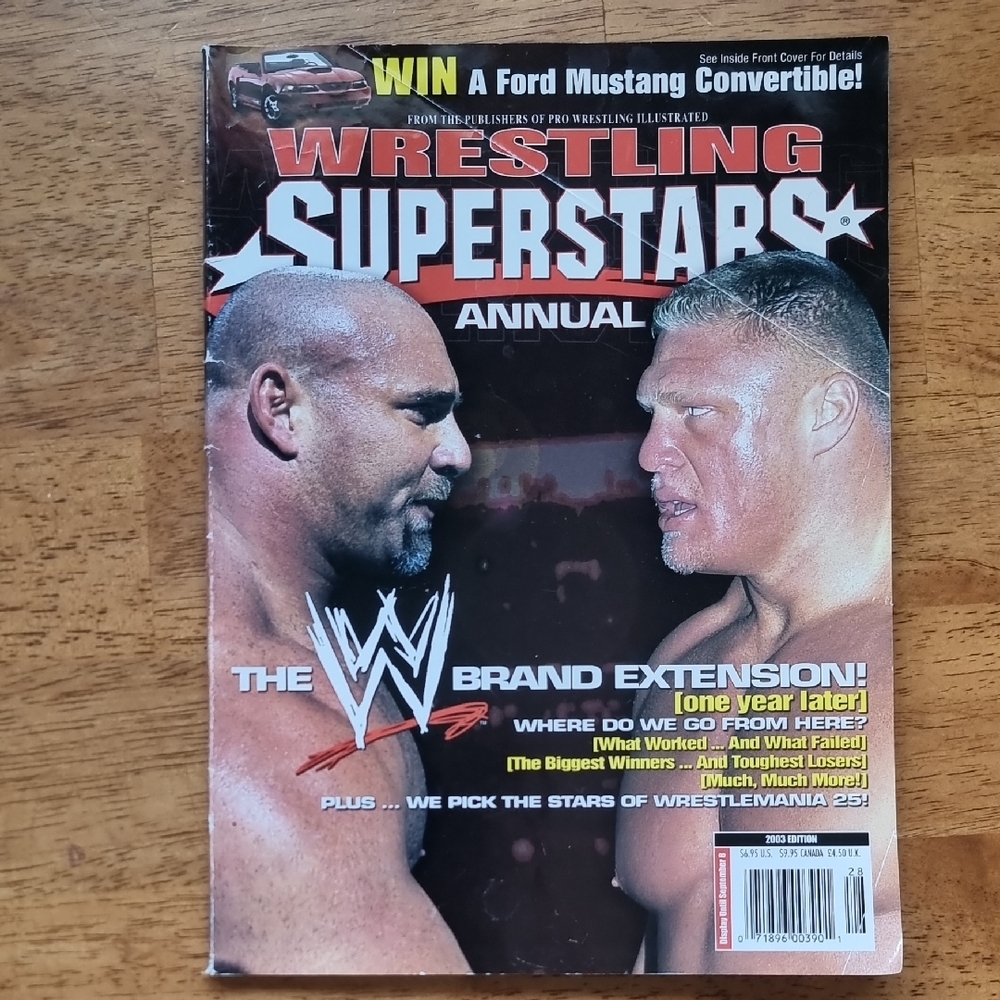 Wrestling Superstars Annual 2003 Edition PWI Brock Lesnar Goldberg WWE TNA